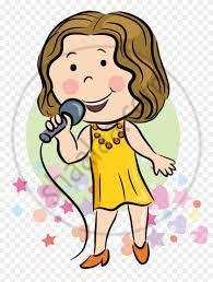 Singing Singer Cartoon - Singer Cartoon, HD Png Download -  1098x1403(#715779) - PngFind
