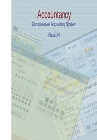 NCERT Solutions for Accountancy Computerised Accounting System [English] Class 12 - Shaalaa.com