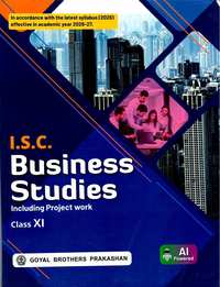 Goyal Brothers Prakashan Solutions for Business Studies [English] Class 11 ISC - Shaalaa.com