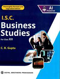 C. B. Gupta Solutions for Business Studies [English] Class 12 ISC - Shaalaa.com