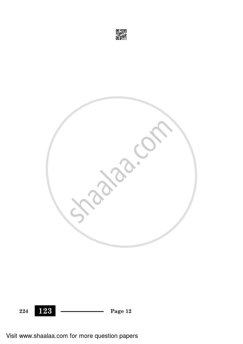 Arabic 2023-2024 Class 10 - CBSE (Central Board of Secondary Education) question paper with PDF download