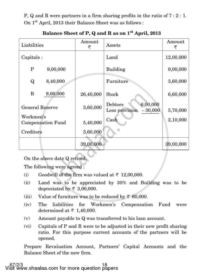 Accountancy 2013-2014 - CBSE 12th - Class 12 - CBSE (Central Board of Secondary Education) question paper with PDF download