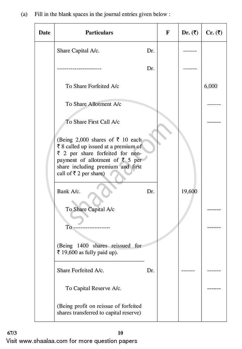 Accountancy 2014-2015 - CBSE 12th - Class 12 - CBSE (Central Board of Secondary Education) question paper with PDF download