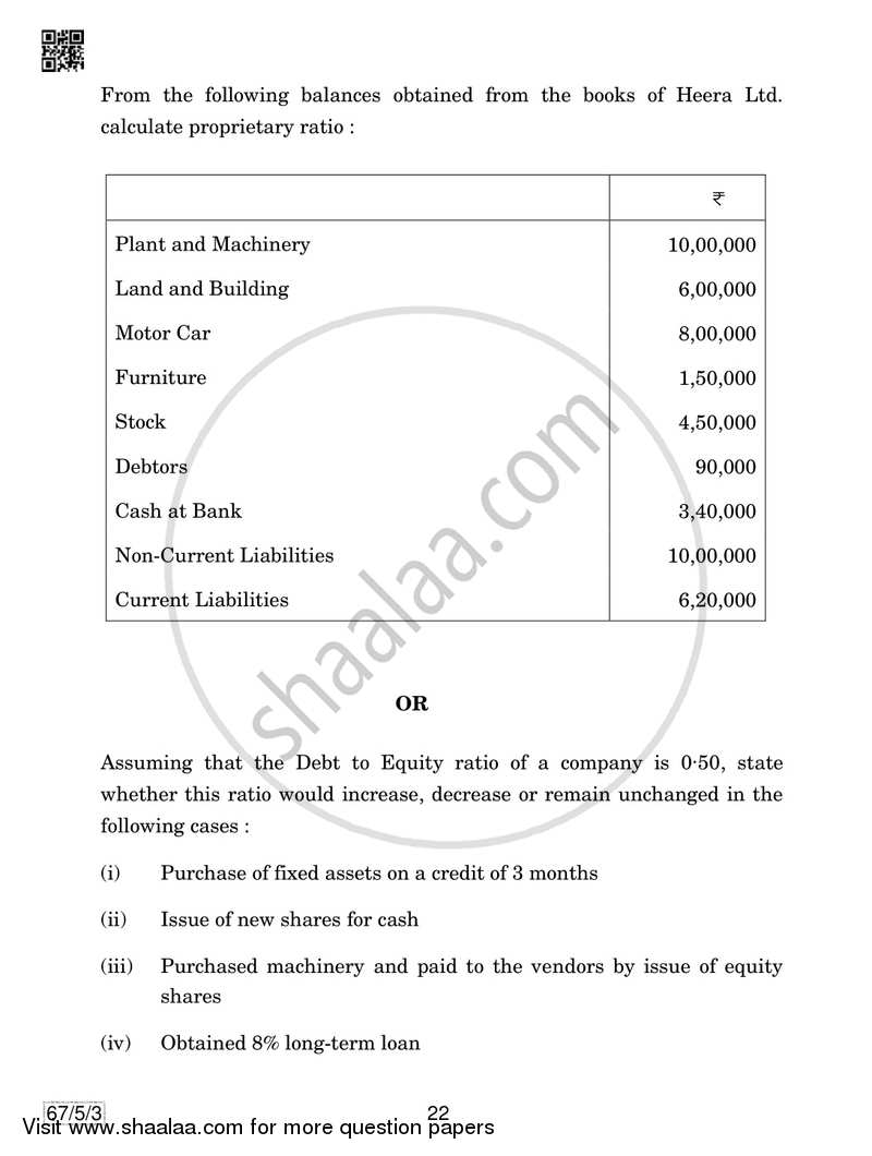 Accountancy 2018-2019 - CBSE 12th - Class 12 - CBSE (Central Board of Secondary Education) question paper with PDF download