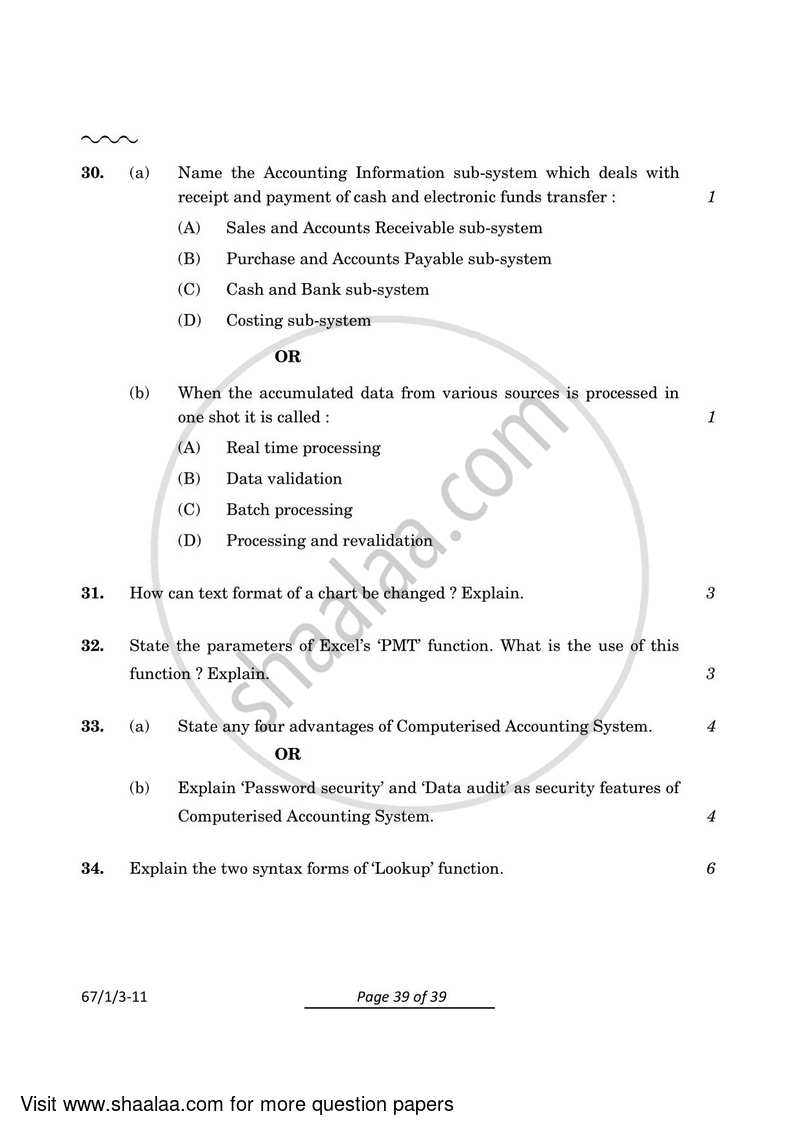 Accountancy 2023-2024 - CBSE 12th - Class 12 - CBSE (Central Board of Secondary Education) question paper with PDF download