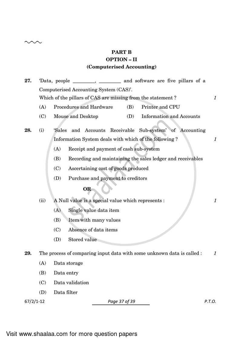Accountancy 2023-2024 - CBSE 12th - Class 12 - CBSE (Central Board of Secondary Education) question paper with PDF download