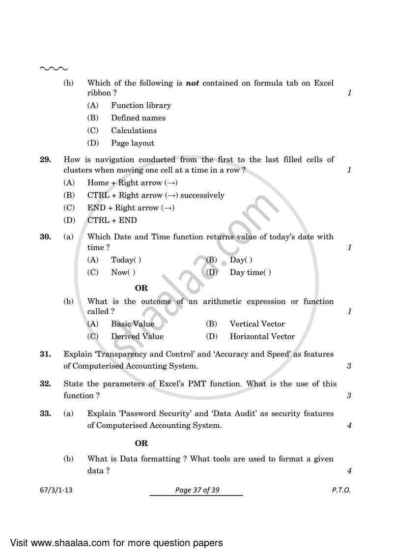 Accountancy 2023-2024 - CBSE 12th - Class 12 - CBSE (Central Board of Secondary Education) question paper with PDF download