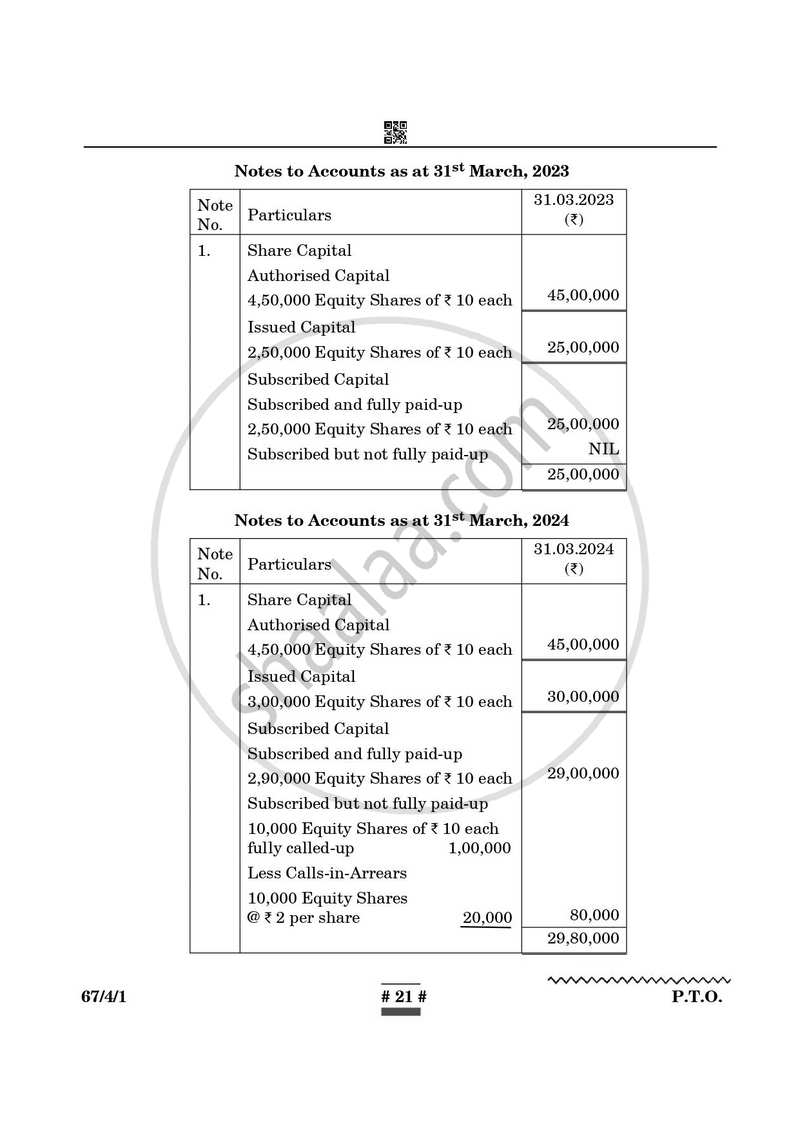 Accountancy 2024-2025 - CBSE 12th - Class 12 - CBSE (Central Board of Secondary Education) question paper with PDF download