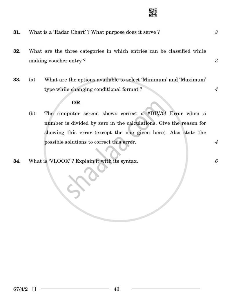 Accountancy 2025-2026 - CBSE 12th - Class 12 - CBSE (Central Board of Secondary Education) question paper with PDF download