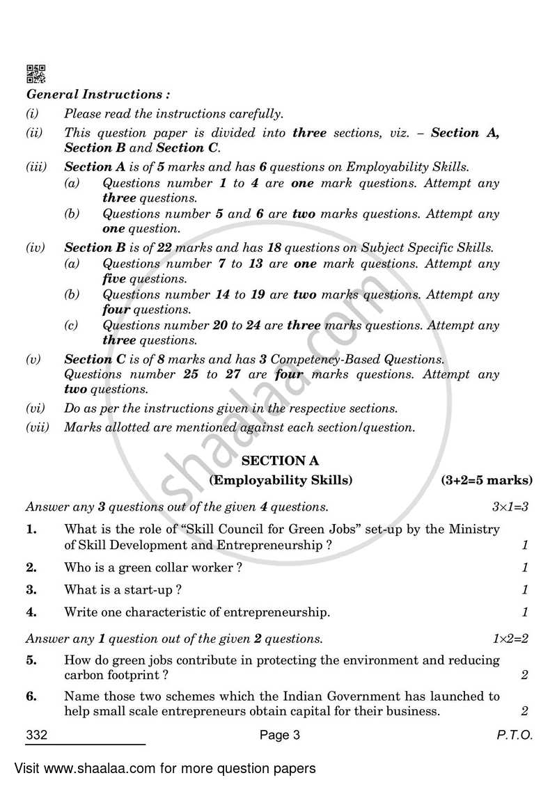 Agriculture 2021-2022 - CBSE 12th - Class 12 - CBSE (Central Board of Secondary Education) question paper with PDF download