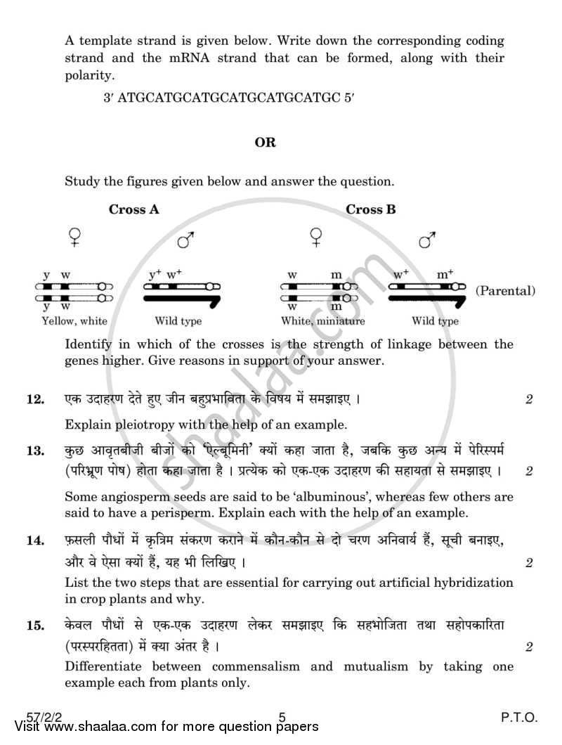 Biology 2013-2014 - CBSE 12th - Class 12 - CBSE (Central Board of Secondary Education) question paper with PDF download