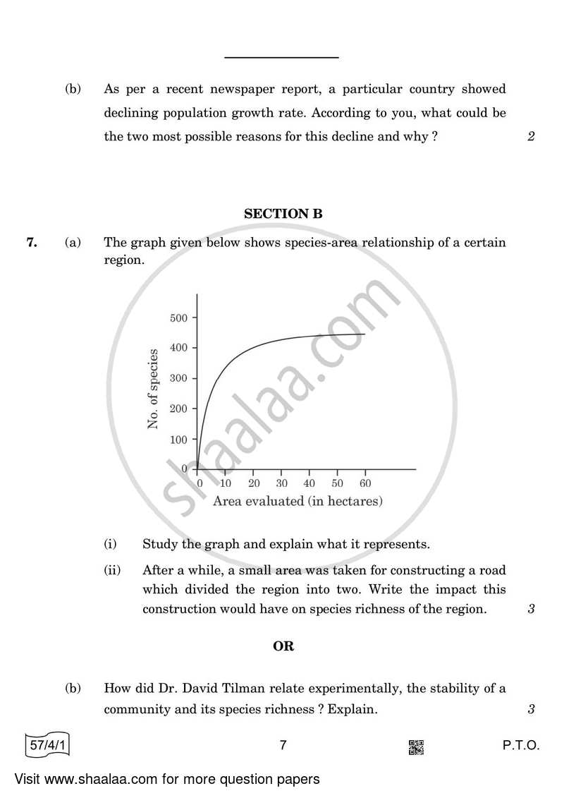 Biology 2021-2022 - CBSE 12th - Class 12 - CBSE (Central Board of Secondary Education) question paper with PDF download
