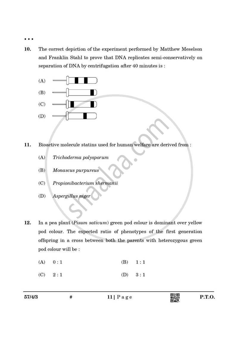 Biology 2024-2025 - CBSE 12th - Class 12 - CBSE (Central Board of Secondary Education) question paper with PDF download