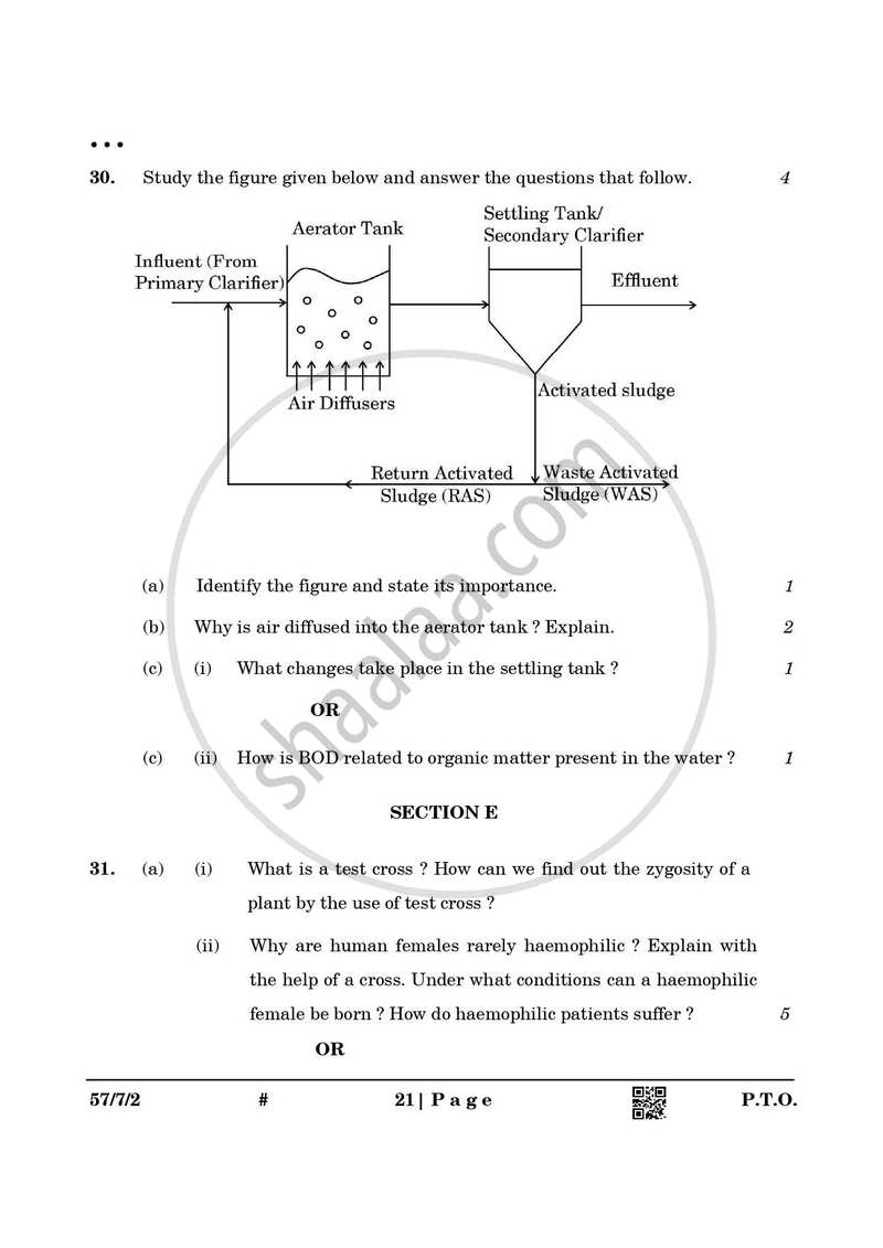 Biology 2024-2025 - CBSE 12th - Class 12 - CBSE (Central Board of Secondary Education) question paper with PDF download