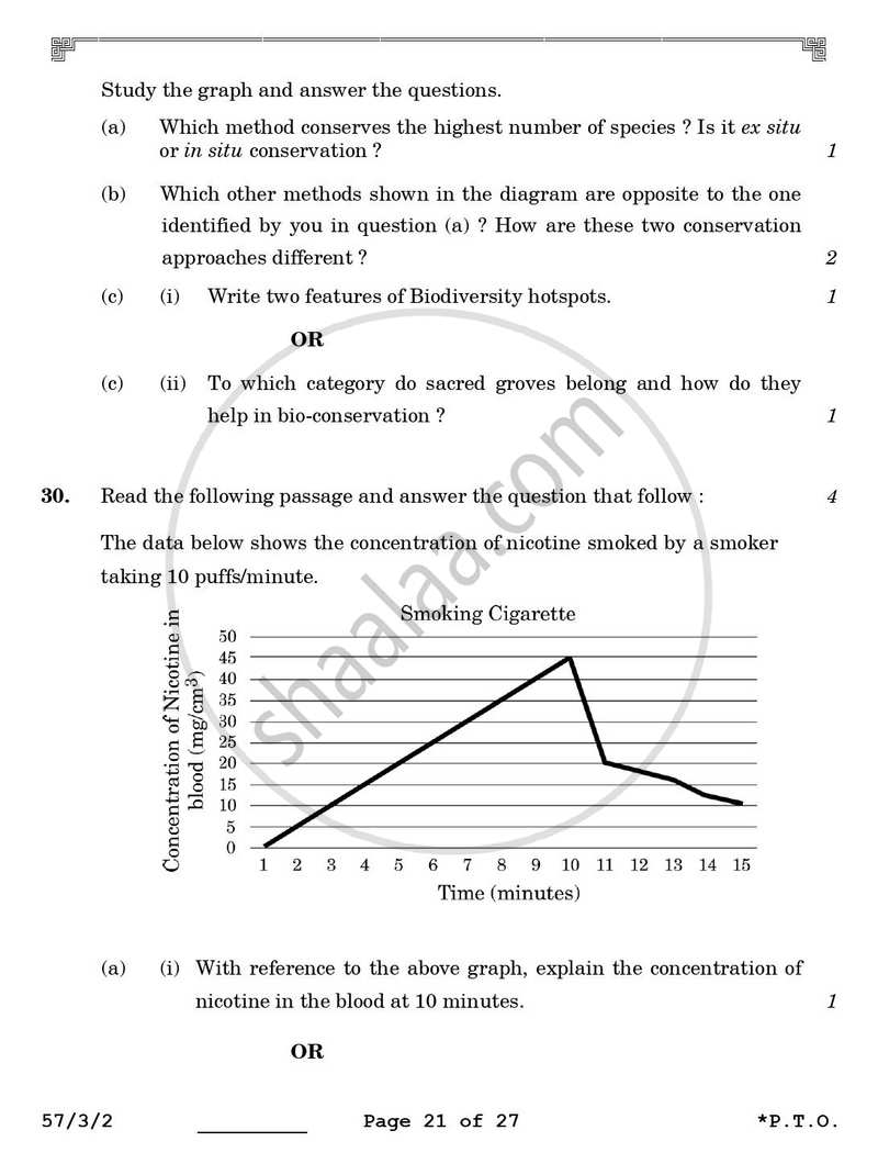 Biology 2025-2026 - CBSE 12th - Class 12 - CBSE (Central Board of Secondary Education) question paper with PDF download