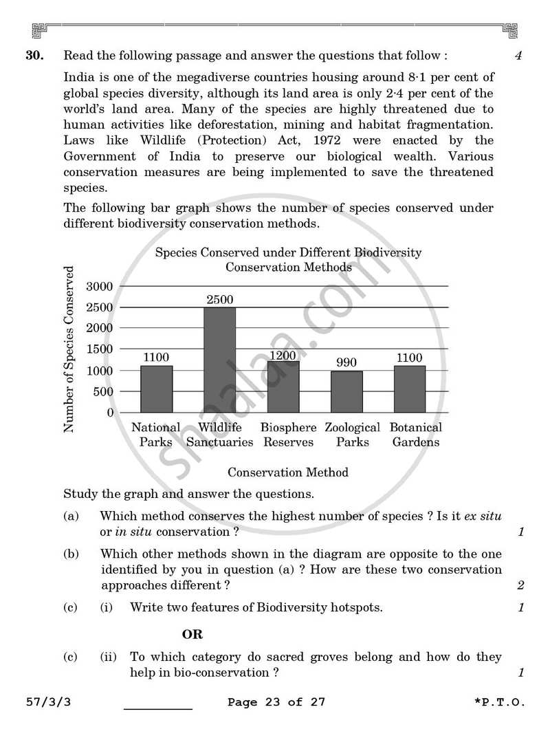 Biology 2025-2026 - CBSE 12th - Class 12 - CBSE (Central Board of Secondary Education) question paper with PDF download