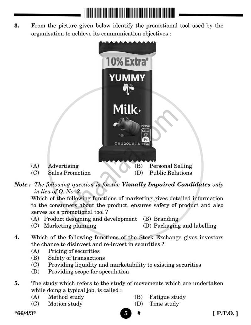 Business Studies 2024-2025 - CBSE 12th - Class 12 - CBSE (Central Board of Secondary Education) question paper with PDF download