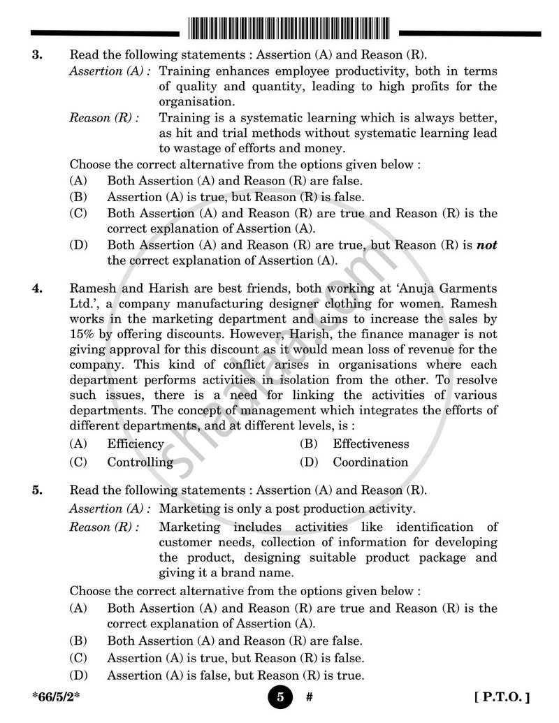 Business Studies 2024-2025 - CBSE 12th - Class 12 - CBSE (Central Board of Secondary Education) question paper with PDF download