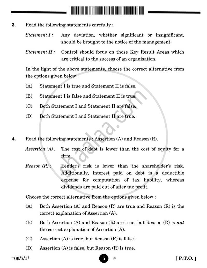 Business Studies 2024-2025 - CBSE 12th - Class 12 - CBSE (Central Board of Secondary Education) question paper with PDF download