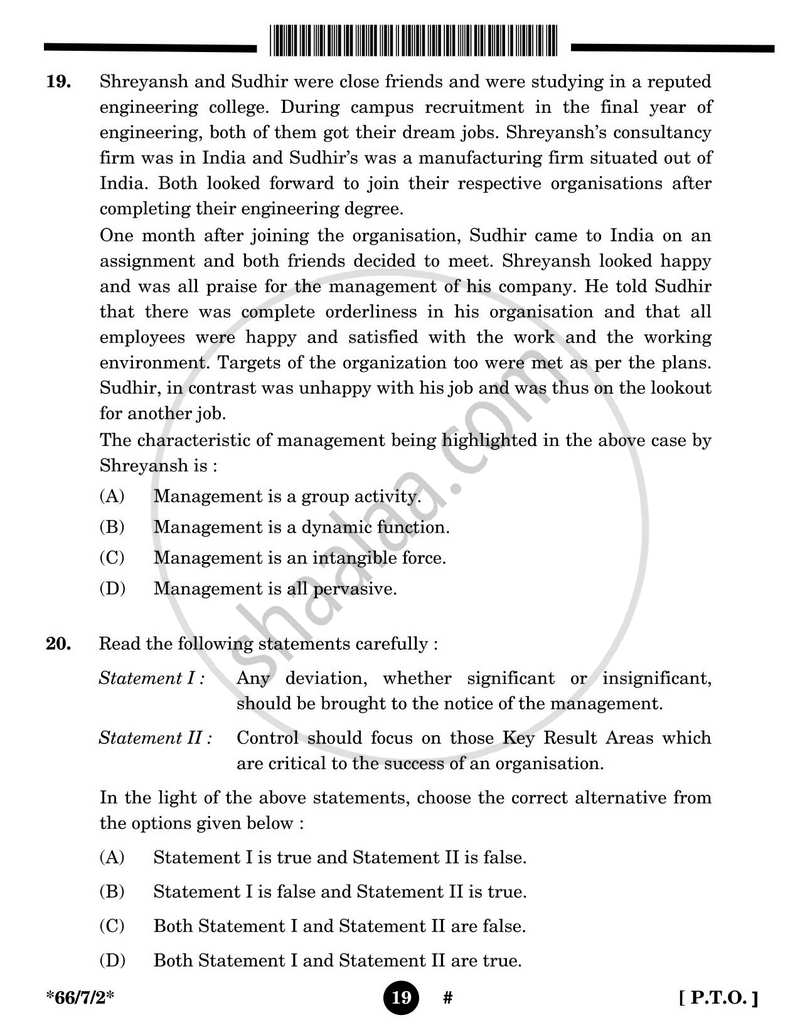 Business Studies 2024-2025 - CBSE 12th - Class 12 - CBSE (Central Board of Secondary Education) question paper with PDF download