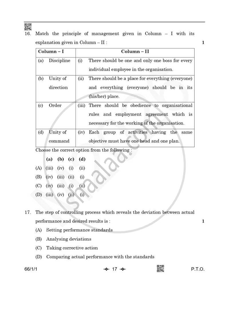 Business Studies 2025-2026 - CBSE 12th - Class 12 - CBSE (Central Board of Secondary Education) question paper with PDF download