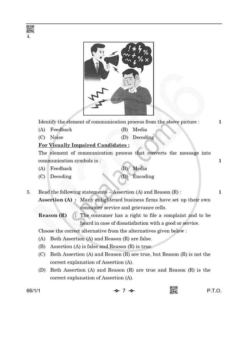 Business Studies 2025-2026 - CBSE 12th - Class 12 - CBSE (Central Board of Secondary Education) question paper with PDF download