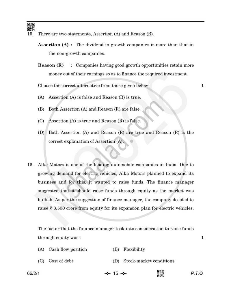 Business Studies 2025-2026 - CBSE 12th - Class 12 - CBSE (Central Board of Secondary Education) question paper with PDF download