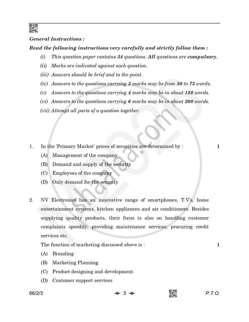 Business Studies 2025-2026 - CBSE 12th - Class 12 - CBSE (Central Board of Secondary Education) question paper with PDF download