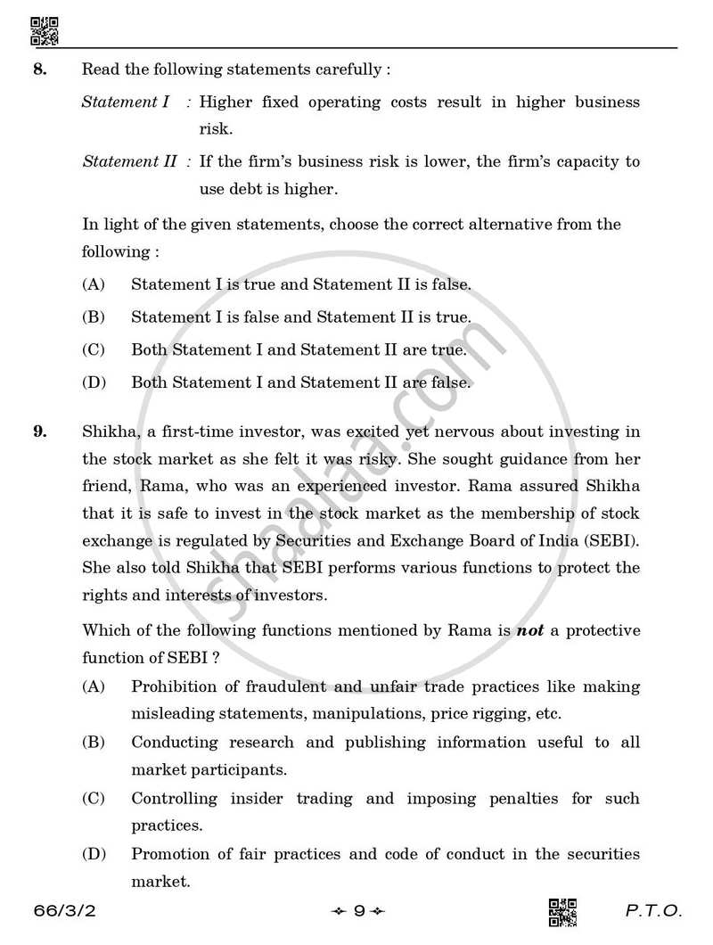 Business Studies 2025-2026 - CBSE 12th - Class 12 - CBSE (Central Board of Secondary Education) question paper with PDF download