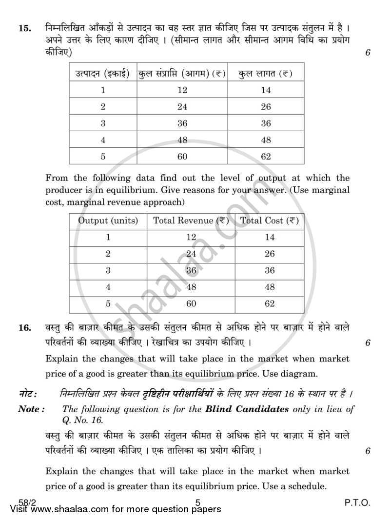 Economics 2013-2014 - CBSE 12th - Class 12 - CBSE (Central Board of Secondary Education) question paper with PDF download