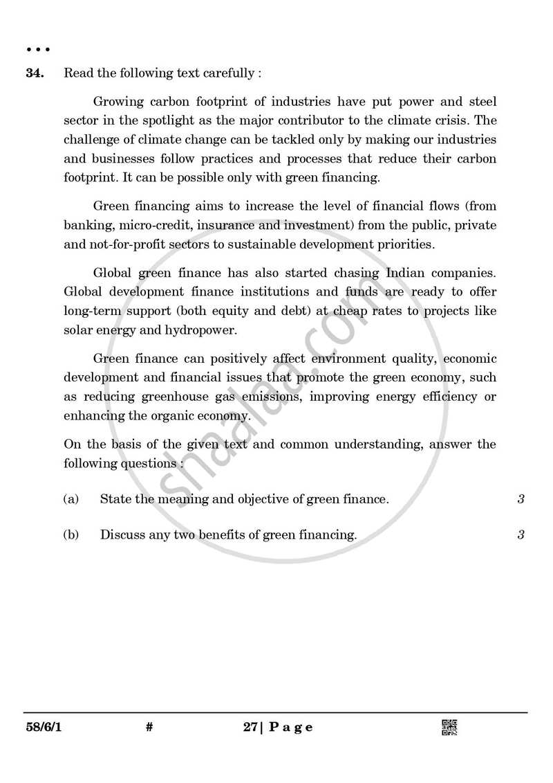 Economics 2024-2025 - CBSE 12th - Class 12 - CBSE (Central Board of Secondary Education) question paper with PDF download