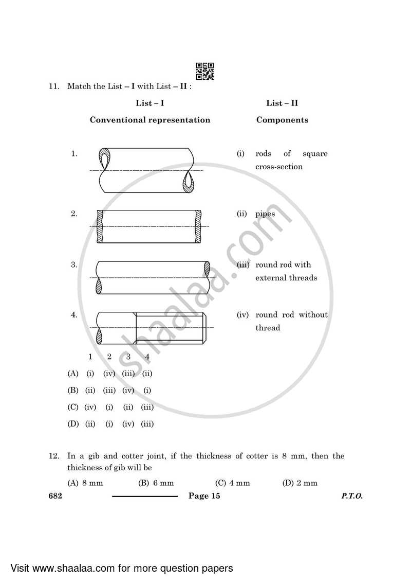 Engineering Graphics 2023-2024 - CBSE 12th - Class 12 - CBSE (Central Board of Secondary Education) question paper with PDF download