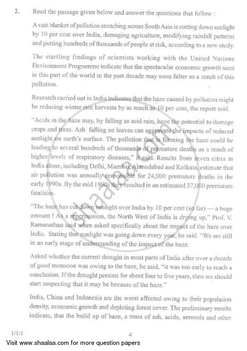 English Core 2007-2008 - CBSE 12th - Class 12 - CBSE (Central Board of Secondary Education) question paper with PDF download