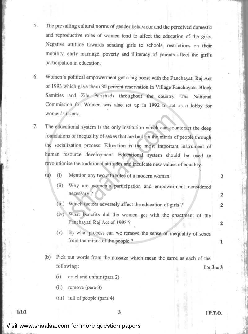 English Core 2009-2010 - CBSE 12th - Class 12 - CBSE (Central Board of Secondary Education) question paper with PDF download