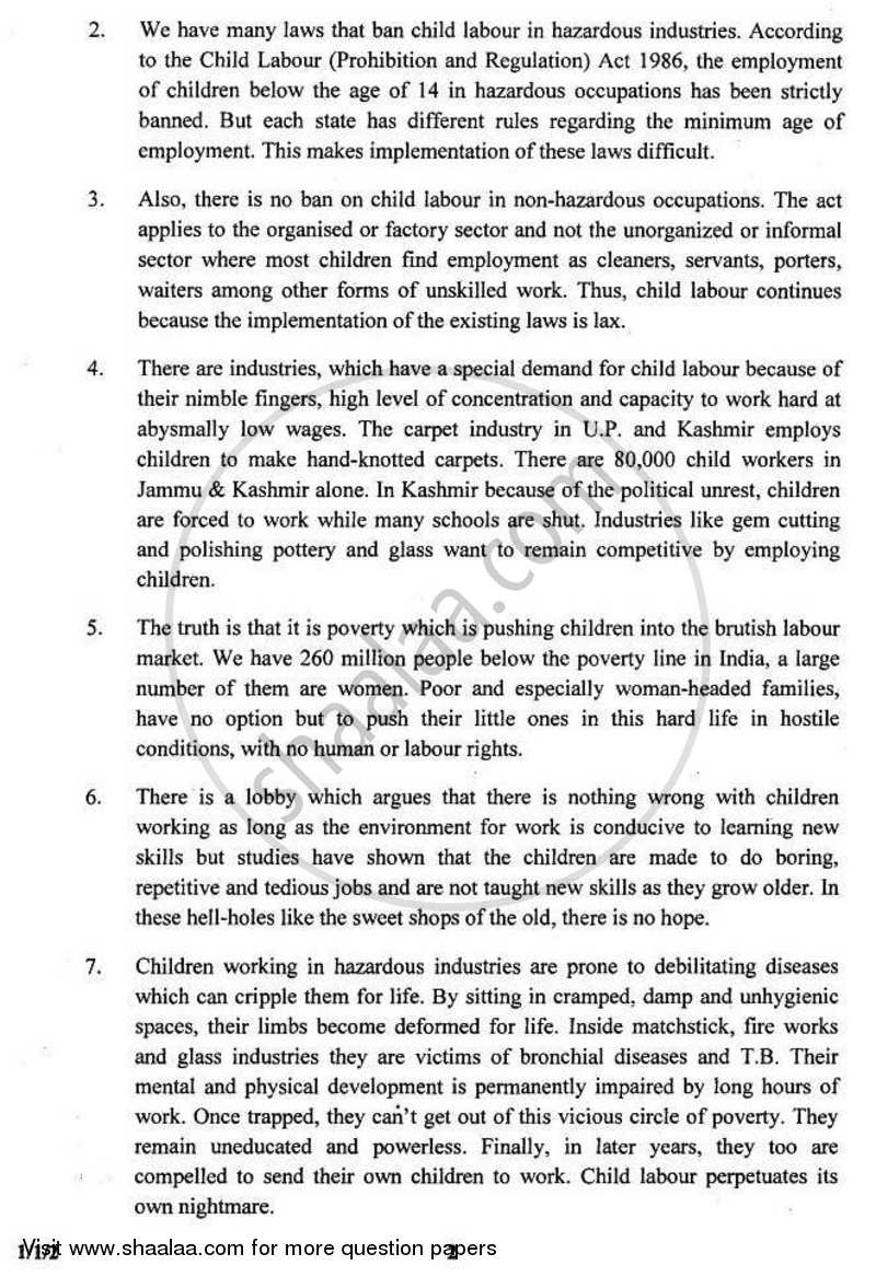 English Core 2010-2011 - CBSE 12th - Class 12 - CBSE (Central Board of Secondary Education) question paper with PDF download