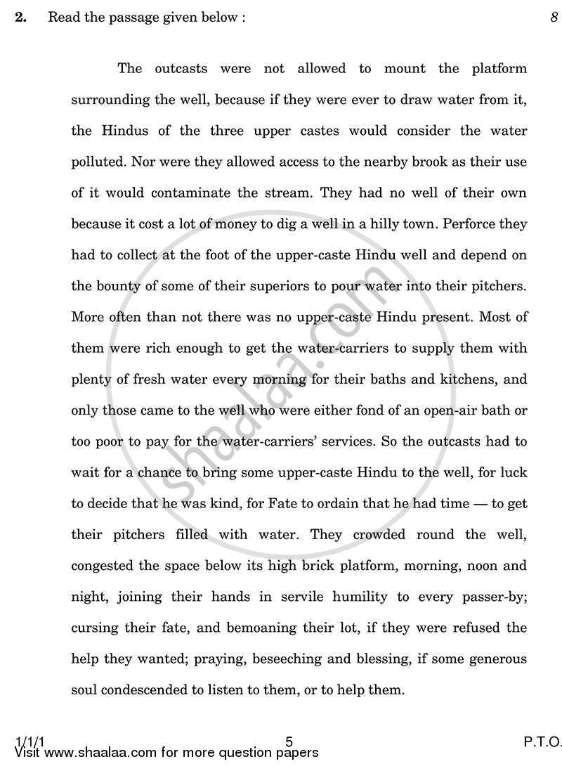 English Core 2013-2014 - CBSE 12th - Class 12 - CBSE (Central Board of Secondary Education) question paper with PDF download