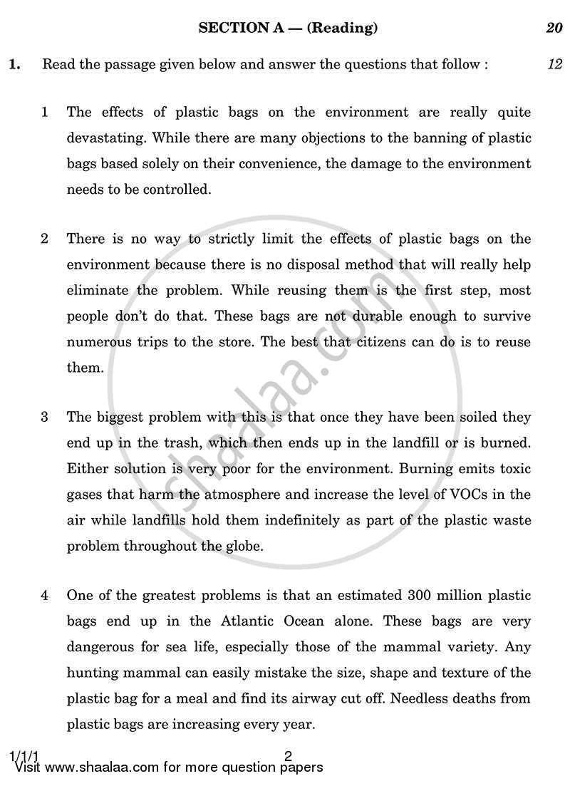 English Core 2013-2014 - CBSE 12th - Class 12 - CBSE (Central Board of Secondary Education) question paper with PDF download