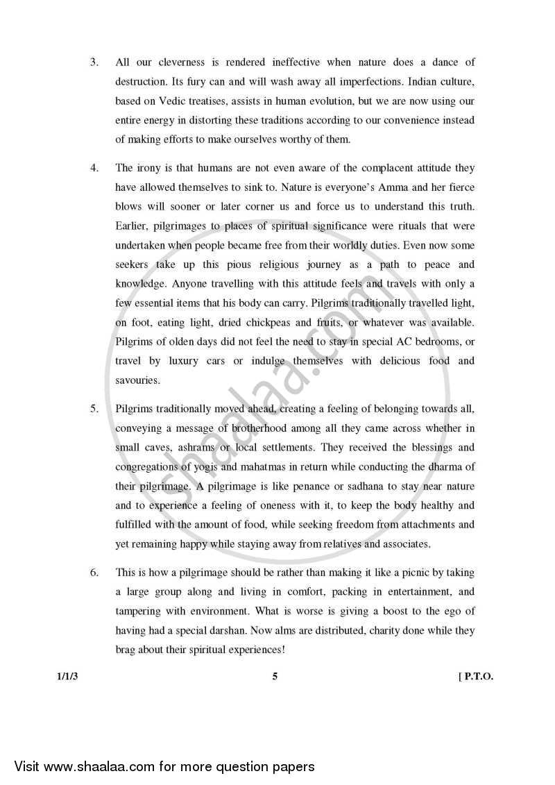 English Core 2014-2015 - CBSE 12th - Class 12 - CBSE (Central Board of Secondary Education) question paper with PDF download