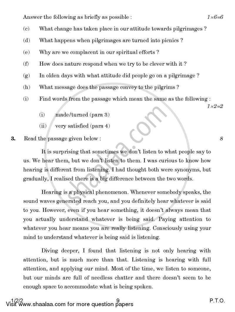 English Core 2014-2015 - CBSE 12th - Class 12 - CBSE (Central Board of Secondary Education) question paper with PDF download