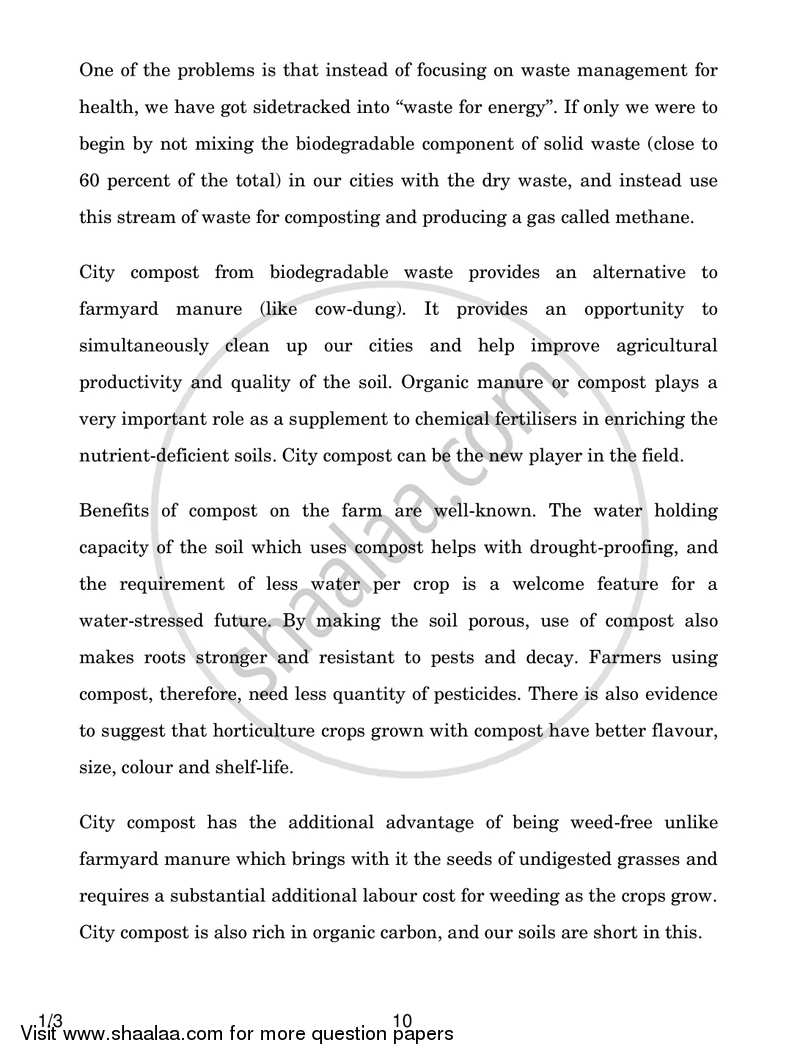 English Core 2017-2018 - CBSE 12th - Class 12 - CBSE (Central Board of Secondary Education) question paper with PDF download