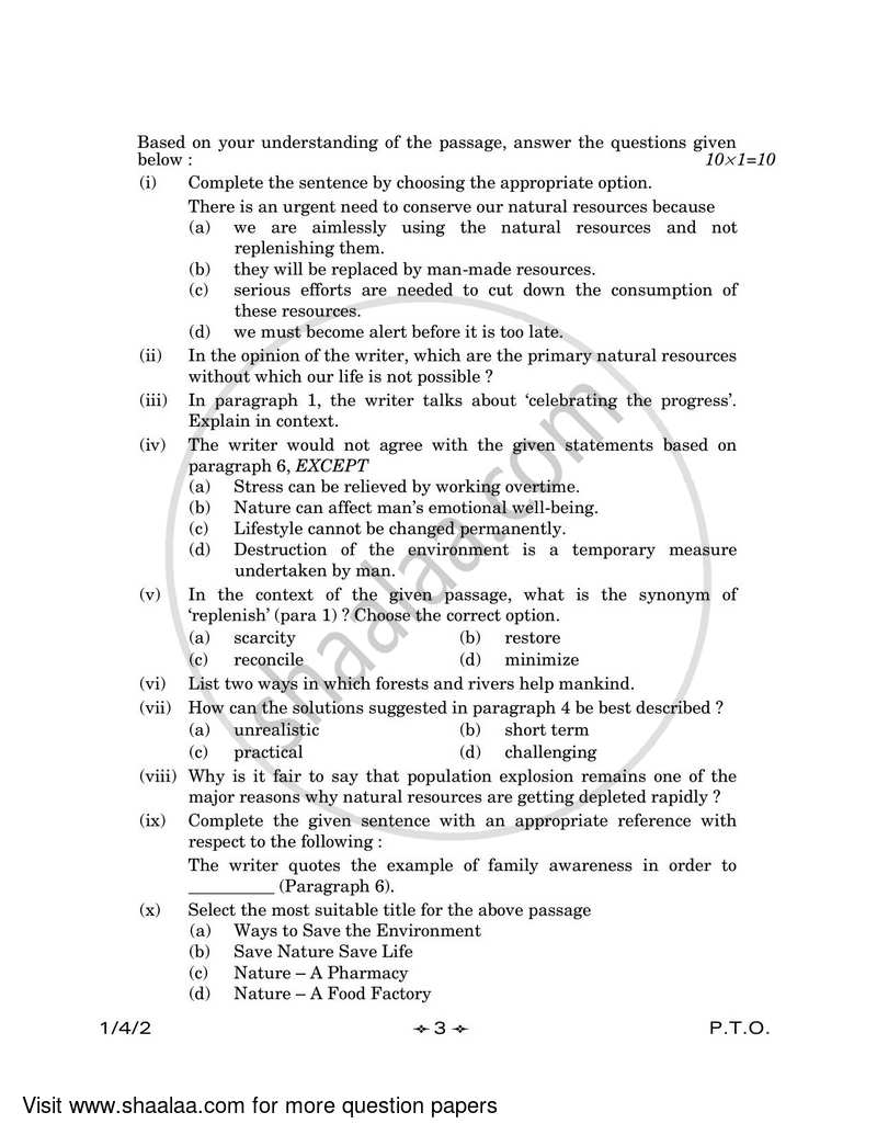 English Core 2022-2023 - CBSE 12th - Class 12 - CBSE (Central Board of Secondary Education) question paper with PDF download