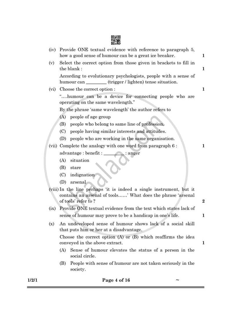 English Core 2024-2025 - CBSE 12th - Class 12 - CBSE (Central Board of Secondary Education) question paper with PDF download
