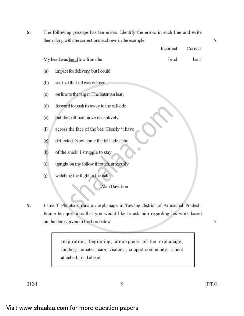 English Elective - CBSE (Functional English) 2006-2007 - CBSE 12th - Class 12 - CBSE (Central Board of Secondary Education) question paper with PDF download