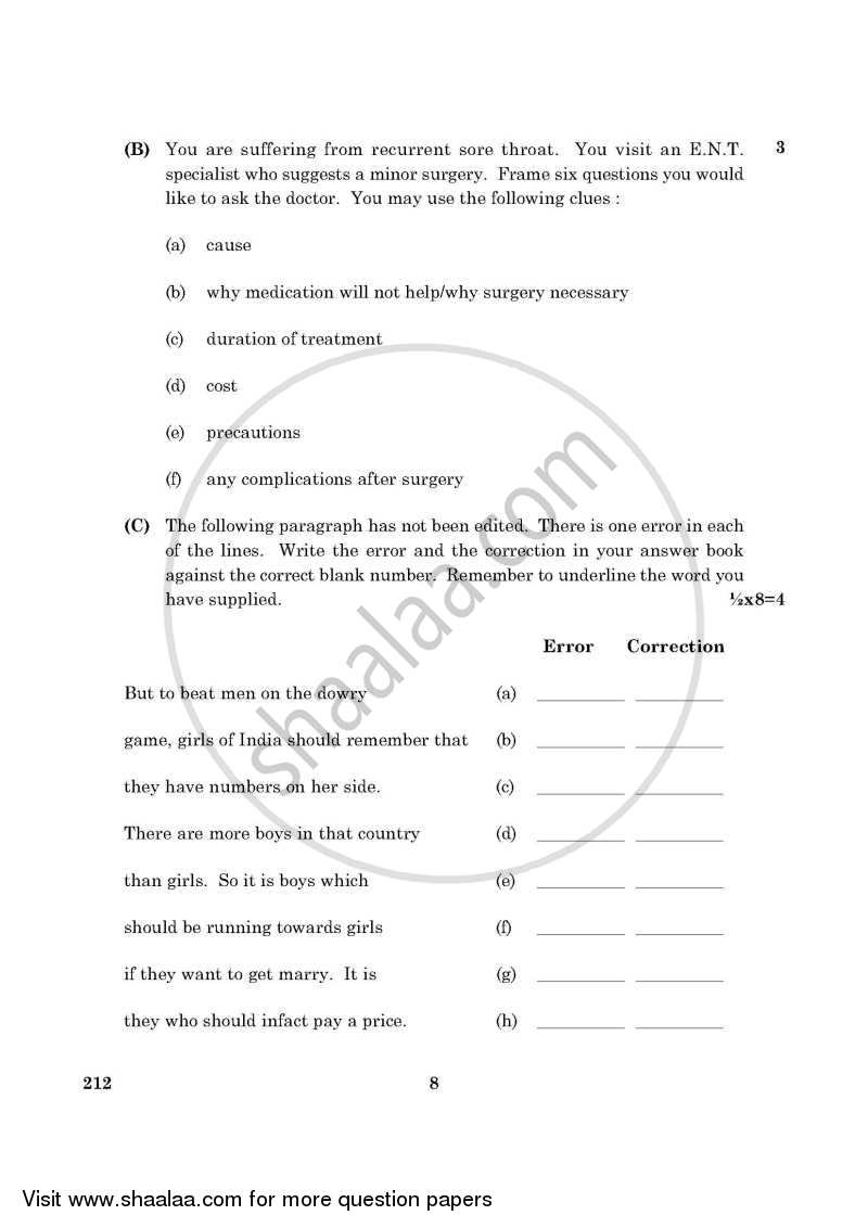 English Elective - CBSE (Functional English) 2015-2016 - CBSE 12th - Class 12 - CBSE (Central Board of Secondary Education) question paper with PDF download