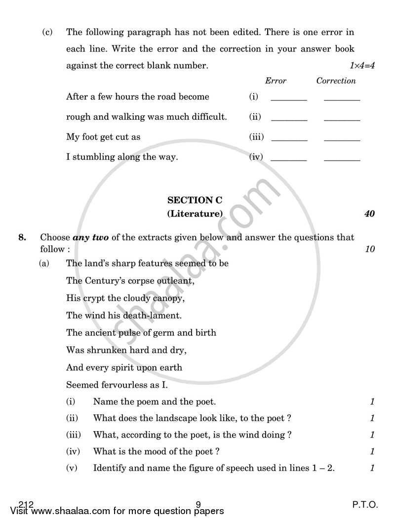 English Elective - CBSE (Functional English) 2018-2019 - CBSE 12th - Class 12 - CBSE (Central Board of Secondary Education) question paper with PDF download