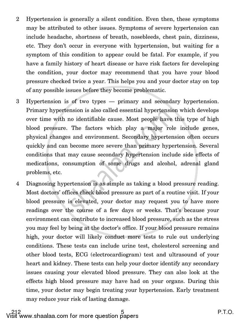 English Elective - CBSE (Functional English) 2018-2019 - CBSE 12th - Class 12 - CBSE (Central Board of Secondary Education) question paper with PDF download