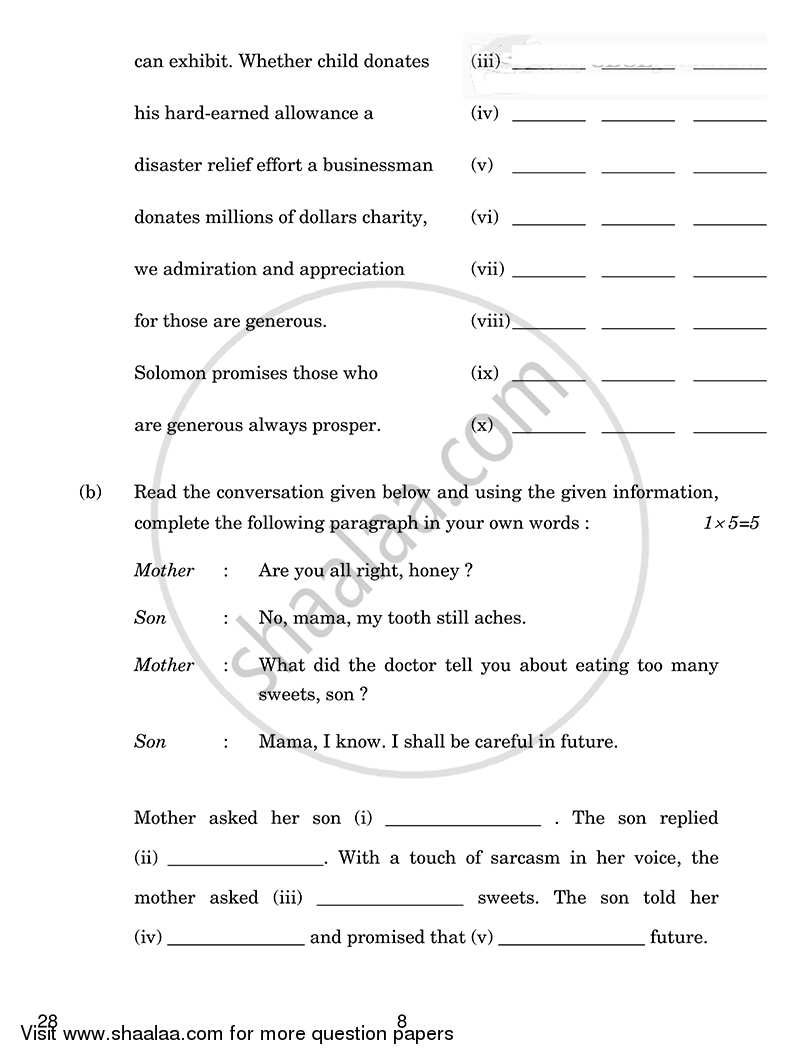 English Elective - NCERT 2014-2015 - CBSE 12th - Class 12 - CBSE (Central Board of Secondary Education) question paper with PDF download