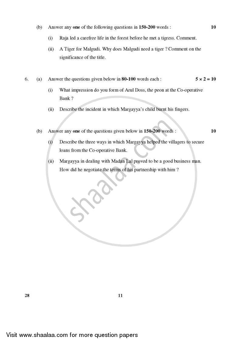 English Elective - NCERT 2015-2016 - CBSE 12th - Class 12 - CBSE (Central Board of Secondary Education) question paper with PDF download