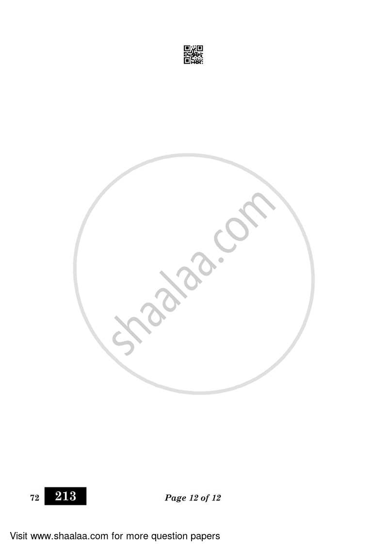 Fine Arts (Applied Art-Commercial Art) 2022-2023 - CBSE 12th - Class 12 - CBSE (Central Board of Secondary Education) question paper with PDF download