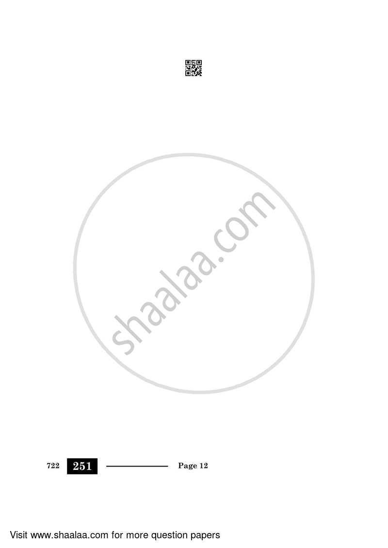 Fine Arts (Applied Art-Commercial Art) 2023-2024 - CBSE 12th - Class 12 - CBSE (Central Board of Secondary Education) question paper with PDF download